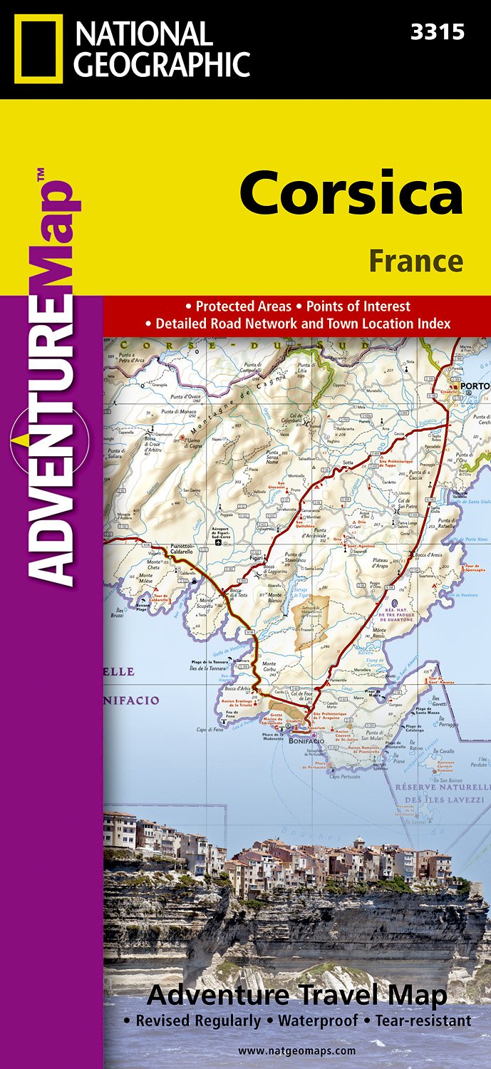 Online bestellen: Wegenkaart - landkaart 3315 Adventure Map Corsica | National Geographic