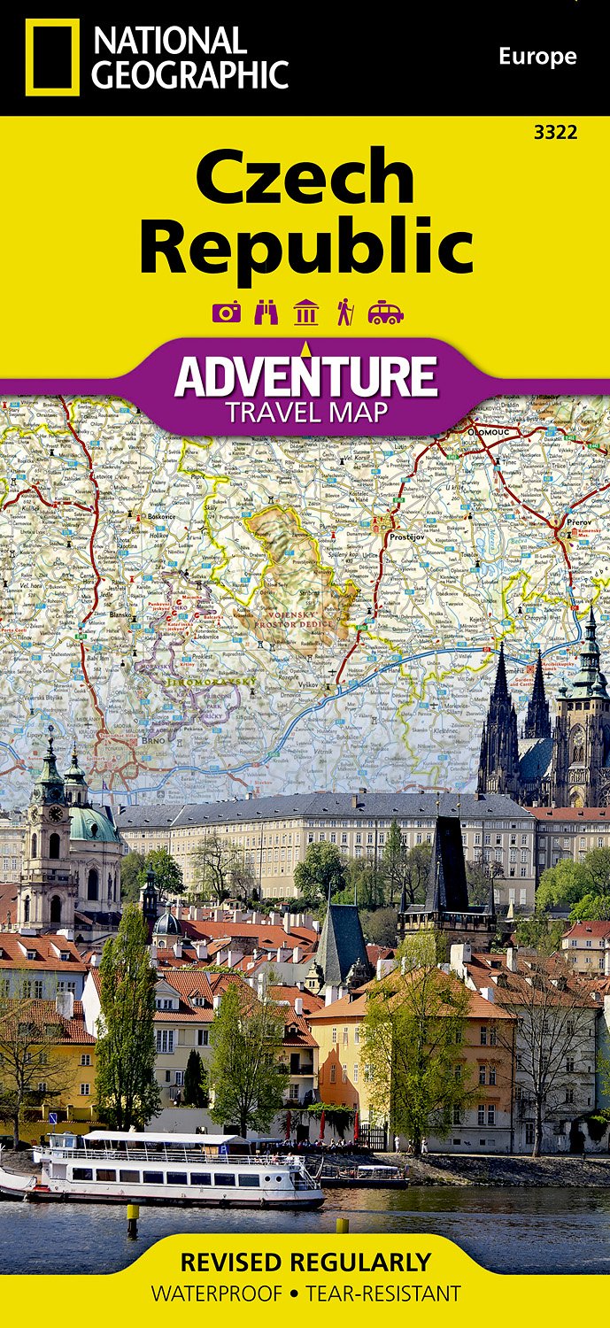 Online bestellen: Wegenkaart - landkaart 3322 Adventure Map Czech Republic - Tsjechië | National Geographic