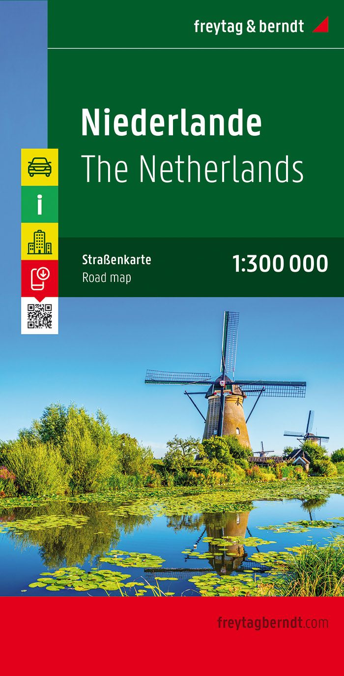 Online bestellen: Wegenkaart - landkaart Nederland | Freytag & Berndt