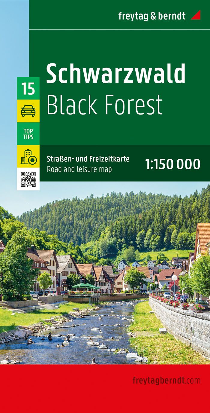Online bestellen: Wegenkaart - landkaart 15 Zwarte Woud - Schwarzwald | Freytag & Berndt