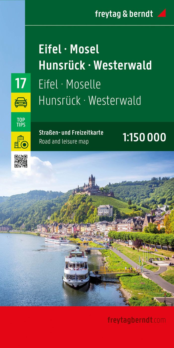 Online bestellen: Wegenkaart - landkaart 17 Eifel - Mosel - Hunsruck - Westerwald | Freytag & Berndt