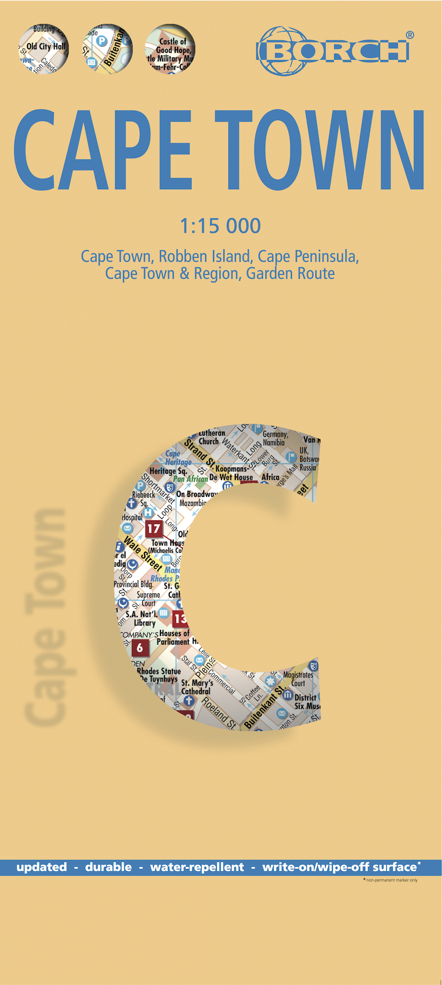 Stadsplattegrond Cape Town – Kaapstad | Borch