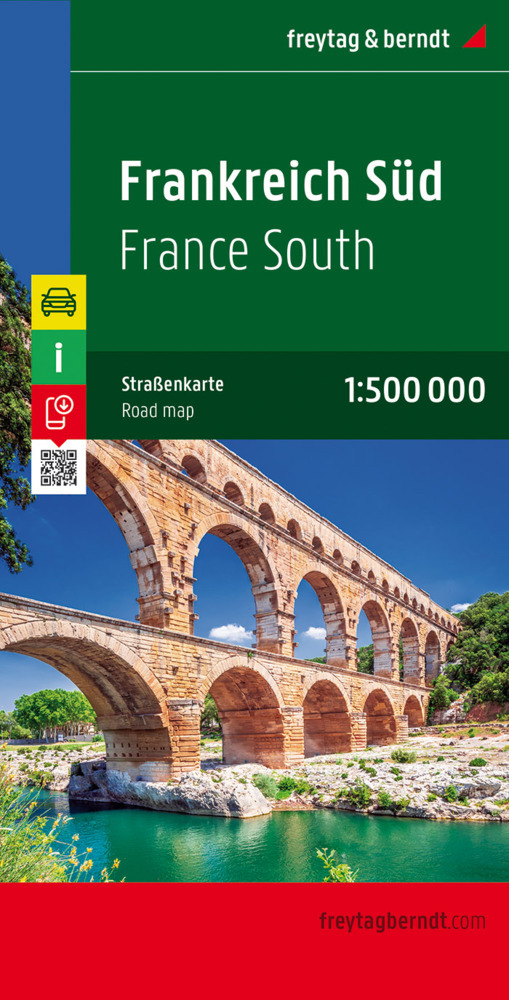 Online bestellen: Wegenkaart - landkaart Frankrijk zuid - Frankreich sud | Freytag & Berndt