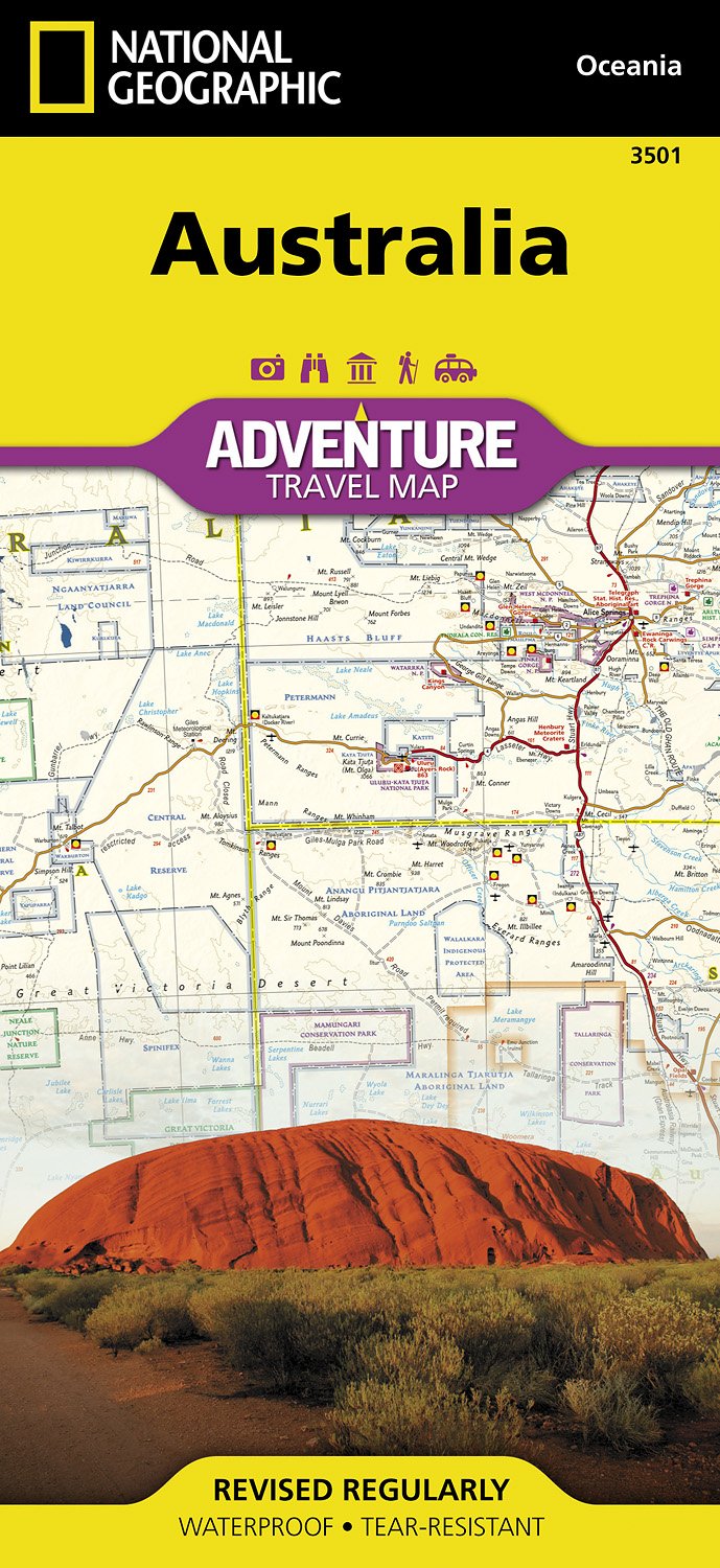 Online bestellen: Wegenkaart - landkaart 3501 Adventure Map Australia - Australië | National Geographic