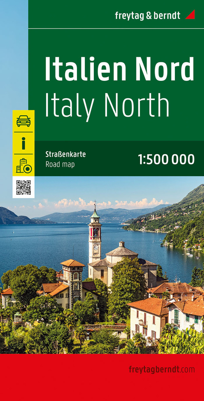 Online bestellen: Wegenkaart - landkaart Italië noord | Freytag & Berndt