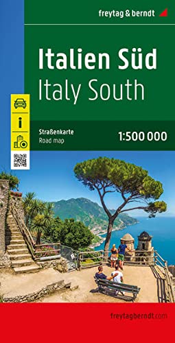 Online bestellen: Wegenkaart - landkaart Italië zuid | Freytag & Berndt