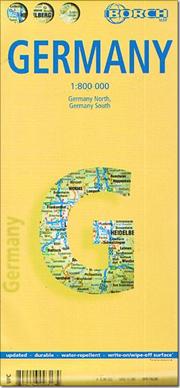 Online bestellen: Wegenkaart - landkaart Duitsland | Borch