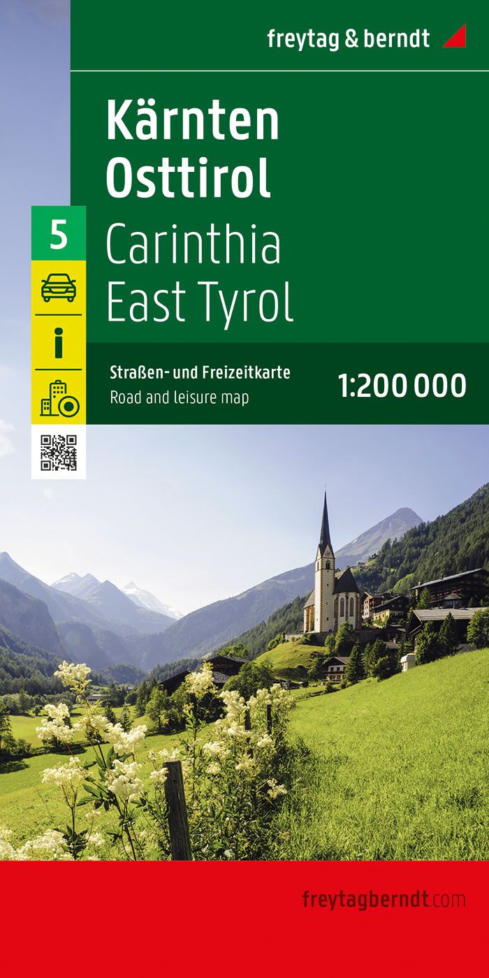 Online bestellen: Wegenkaart - landkaart 05 Karinthië - Oost Tirol | Freytag & Berndt