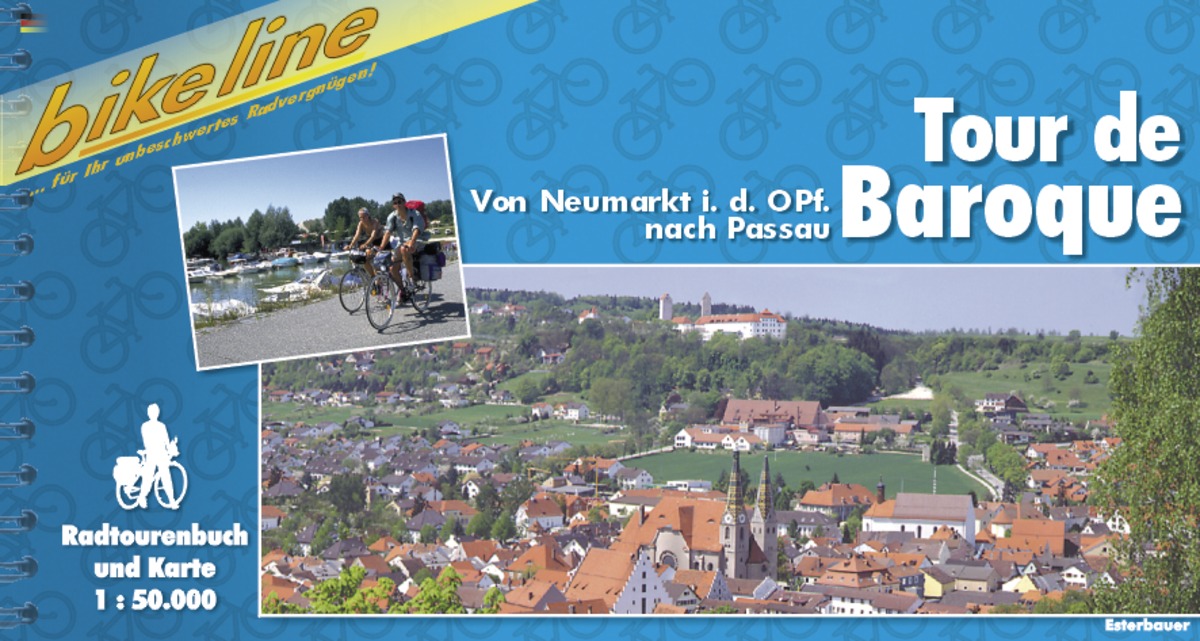 Online bestellen: Fietsgids Bikeline Tour de Baroque | Esterbauer