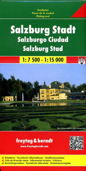 Online bestellen: Stadsplattegrond Salzburg | Freytag & Berndt