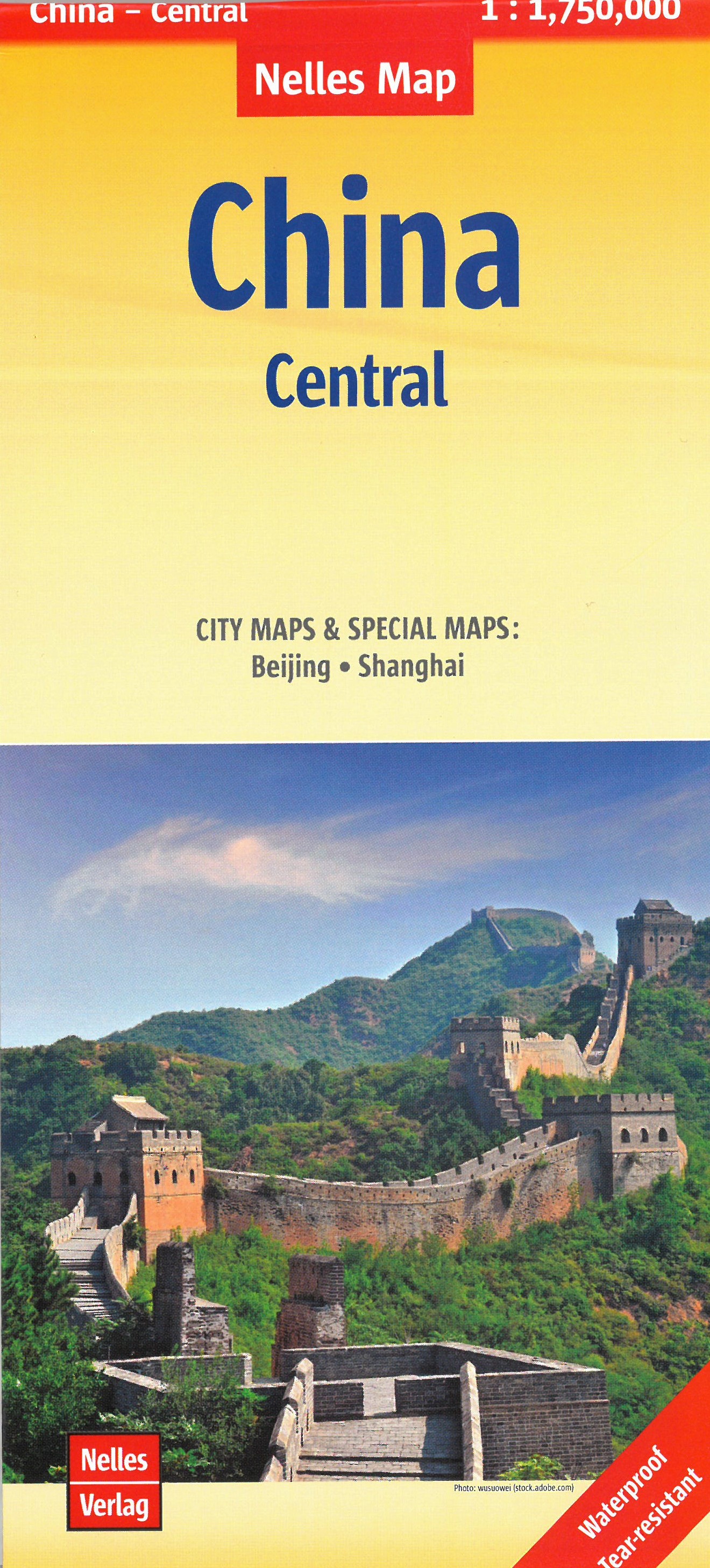 Wegenkaart – landkaart 3 China centraal | Nelles Verlag