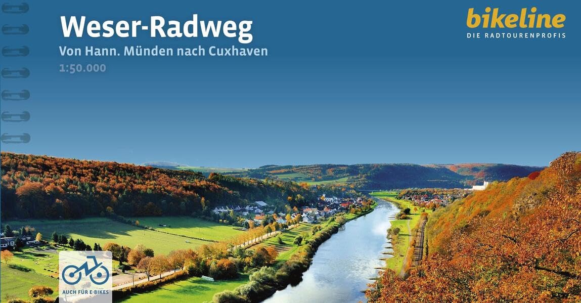 Online bestellen: Fietsgids Bikeline Weser radweg | Esterbauer