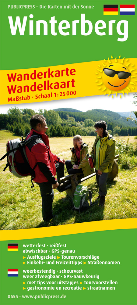Online bestellen: Wandelkaart 655 Winterberg en omgeving - Sauerland | Publicpress