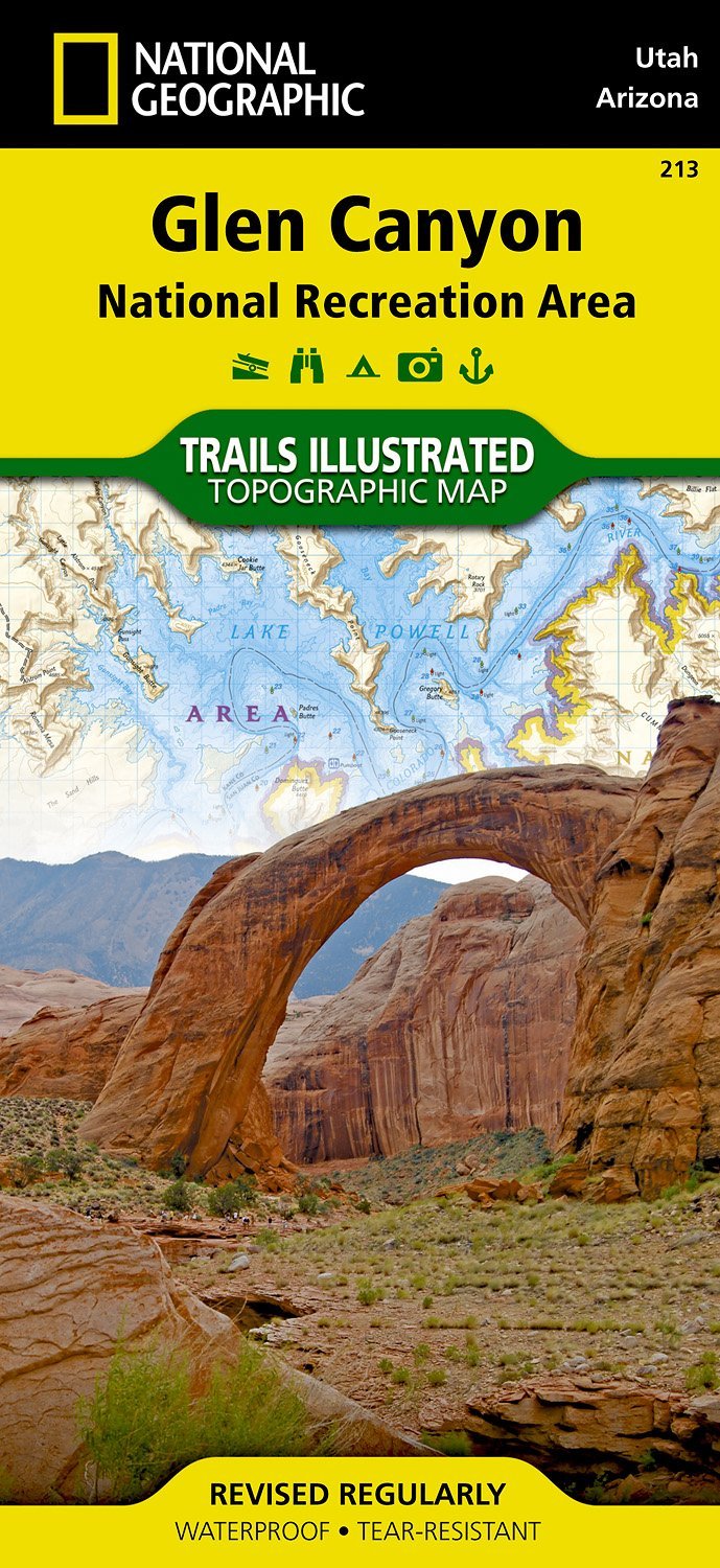 Online bestellen: Wandelkaart - Topografische kaart 213 Glen Canyon National Recreation Area | National Geographic