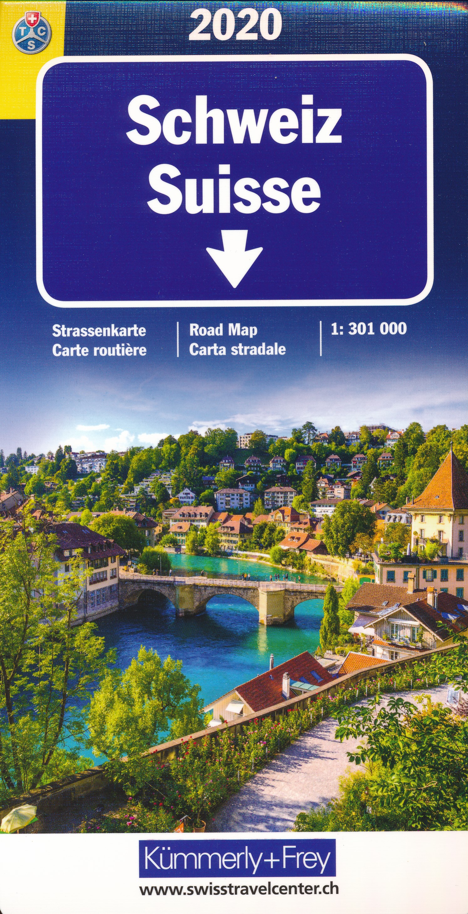 Wegenkaart - landkaart Schweiz - Zwitserland 2020 | Kümmerly & Frey de zwerver