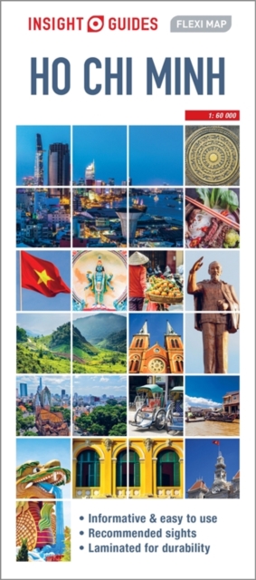 Online bestellen: Wegenkaart - landkaart - Stadsplattegrond Fleximap Ho Chi Minh City | Insight Guides