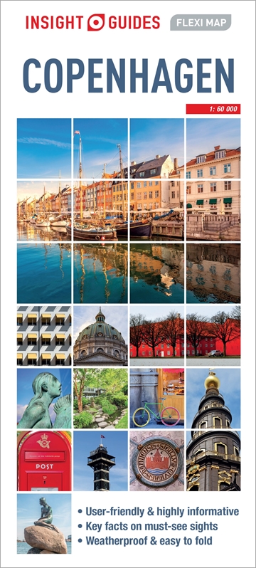 Online bestellen: Stadsplattegrond Fleximap Copenhagen - Kopenhagen | Insight Guides