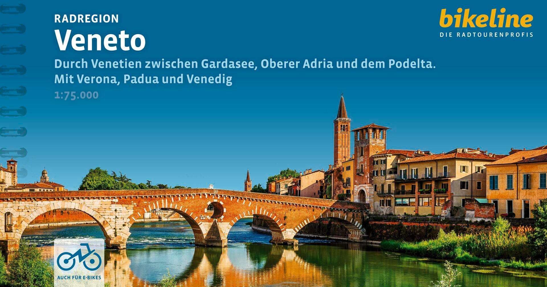 Online bestellen: Fietsgids Bikeline Radregion Veneto | Esterbauer