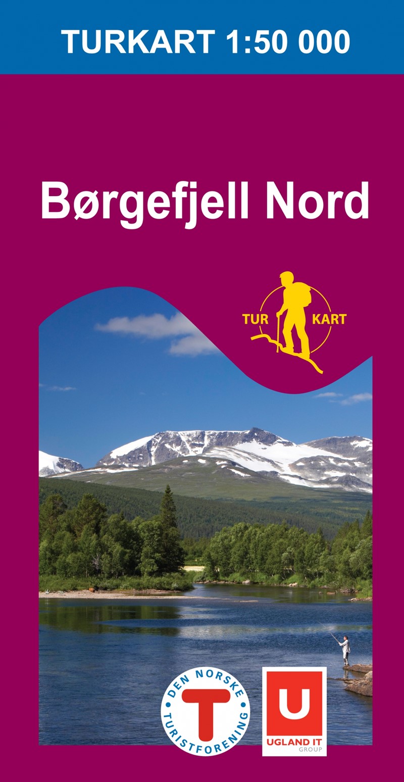 Online bestellen: Wandelkaart 2621 Turkart Børgefjell Nord | Nordeca