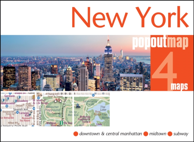 Online bestellen: Stadsplattegrond Popout Map New York | Compass Maps