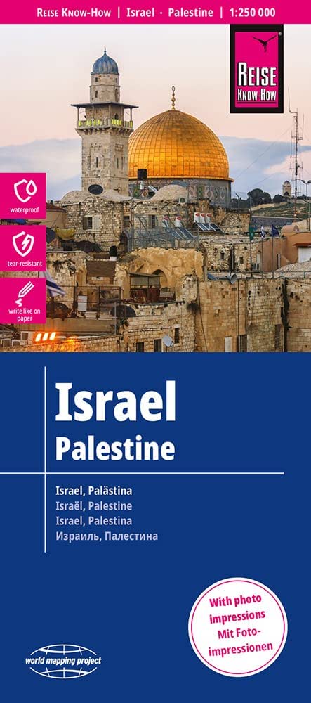 Online bestellen: Wegenkaart - landkaart Israel - Palestine | Reise Know-How Verlag