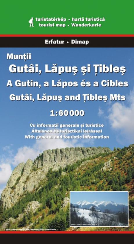 Online bestellen: Wandelkaart Gutai, Lapus and Tibles Mountains | Dimap