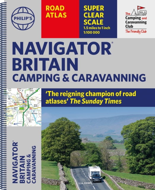 Online bestellen: Wegenatlas Navigator Camping and Caravanning - Atlas of Britain | Philip's Maps