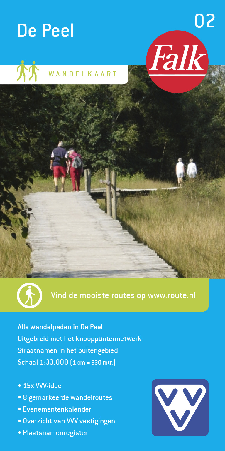 Online bestellen: Wandelkaart 02 De Peel - Groote Peel | Falk