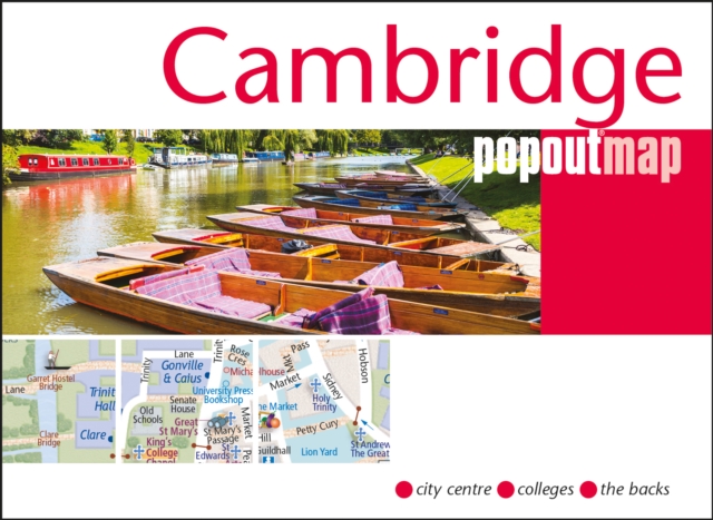 Online bestellen: Stadsplattegrond Popout Map Cambridge | Compass Maps