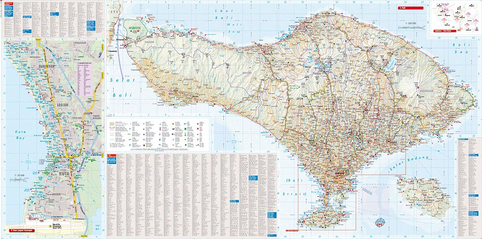 Wegenkaart - Landkaart Bali | Berndtson | 9783865925114 | Reisboekwinkel De  Zwerver