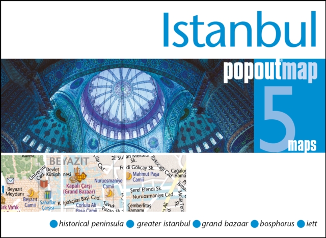 Online bestellen: Stadsplattegrond Popout Map Istanbul | Compass Maps