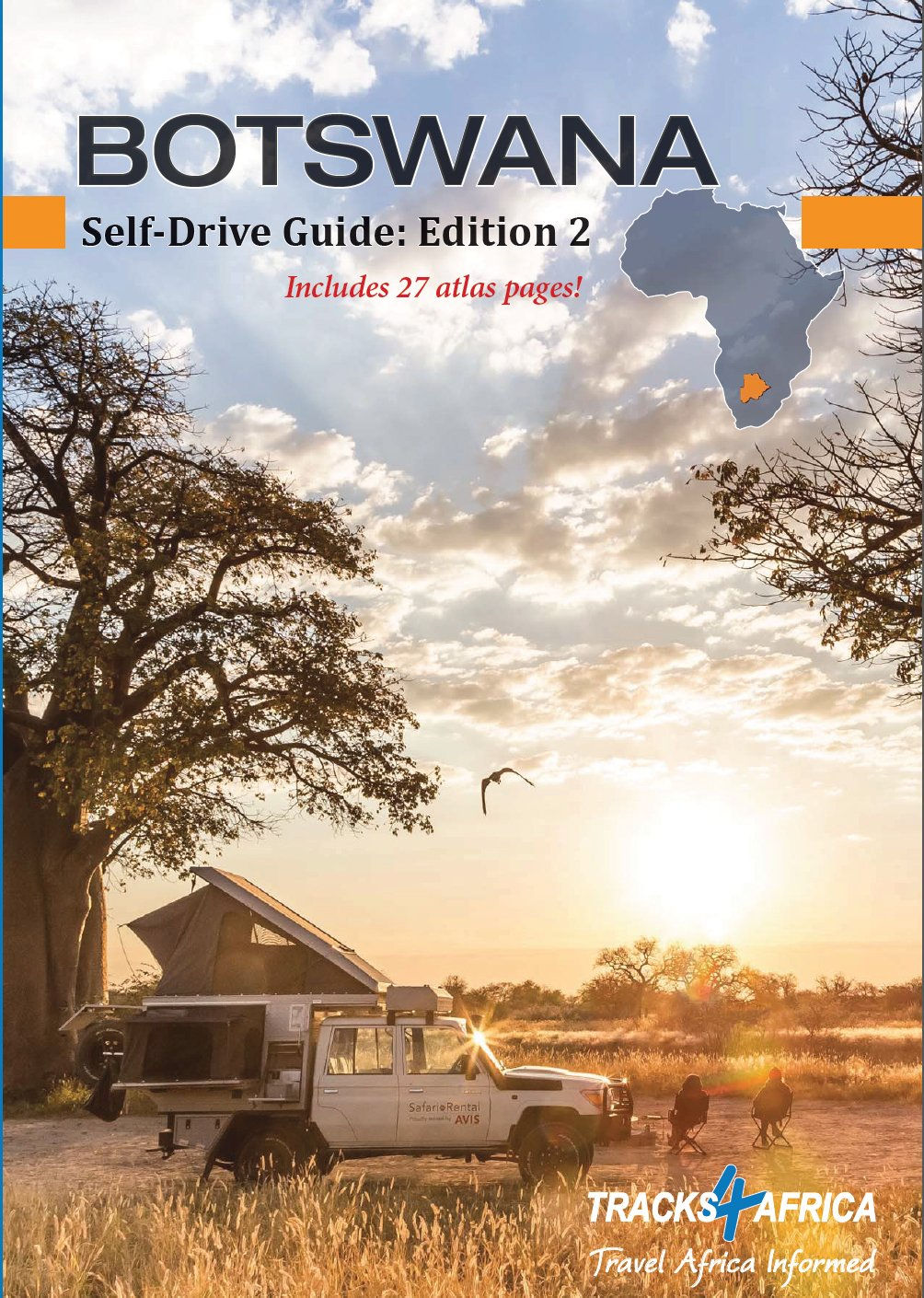 Online bestellen: Accommodatiegids - Campergids - Campinggids Botswana Self-Drive Guide | Tracks4Africa