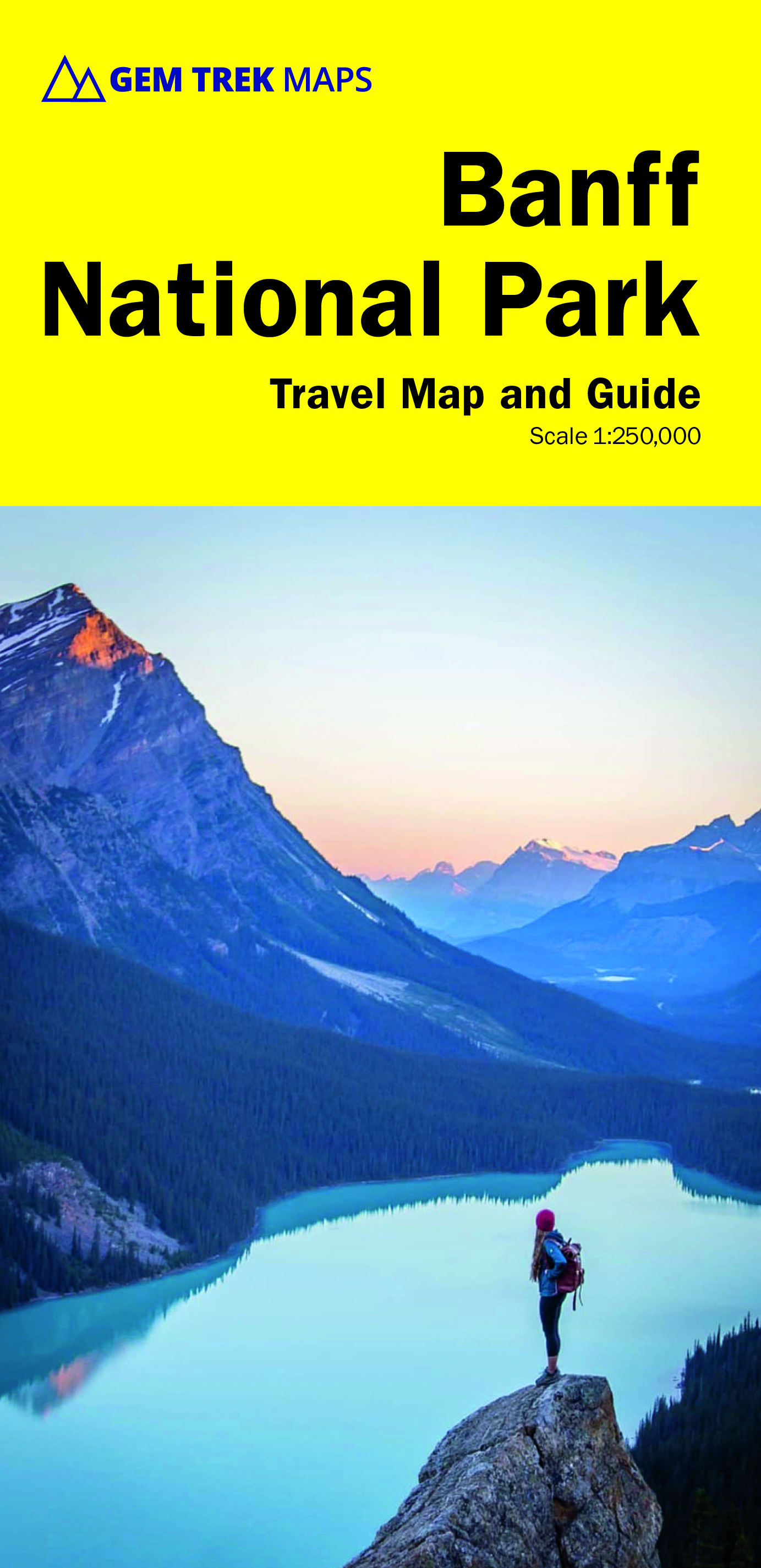 Online bestellen: Wegenkaart - landkaart 01 Banff National Park | Gem Trek Maps
