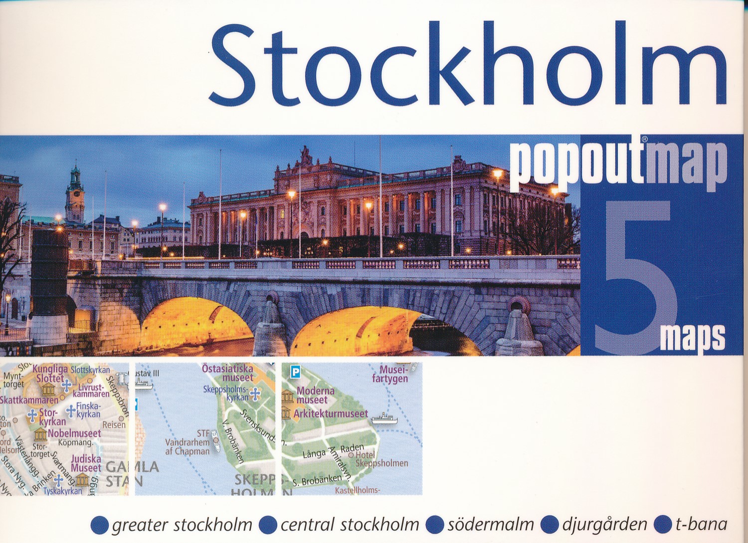 Online bestellen: Stadsplattegrond Popout Map Stockholm | Compass Maps