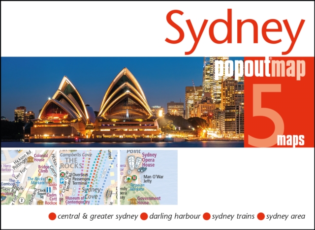 Online bestellen: Stadsplattegrond Popout Map Sydney | Compass Maps