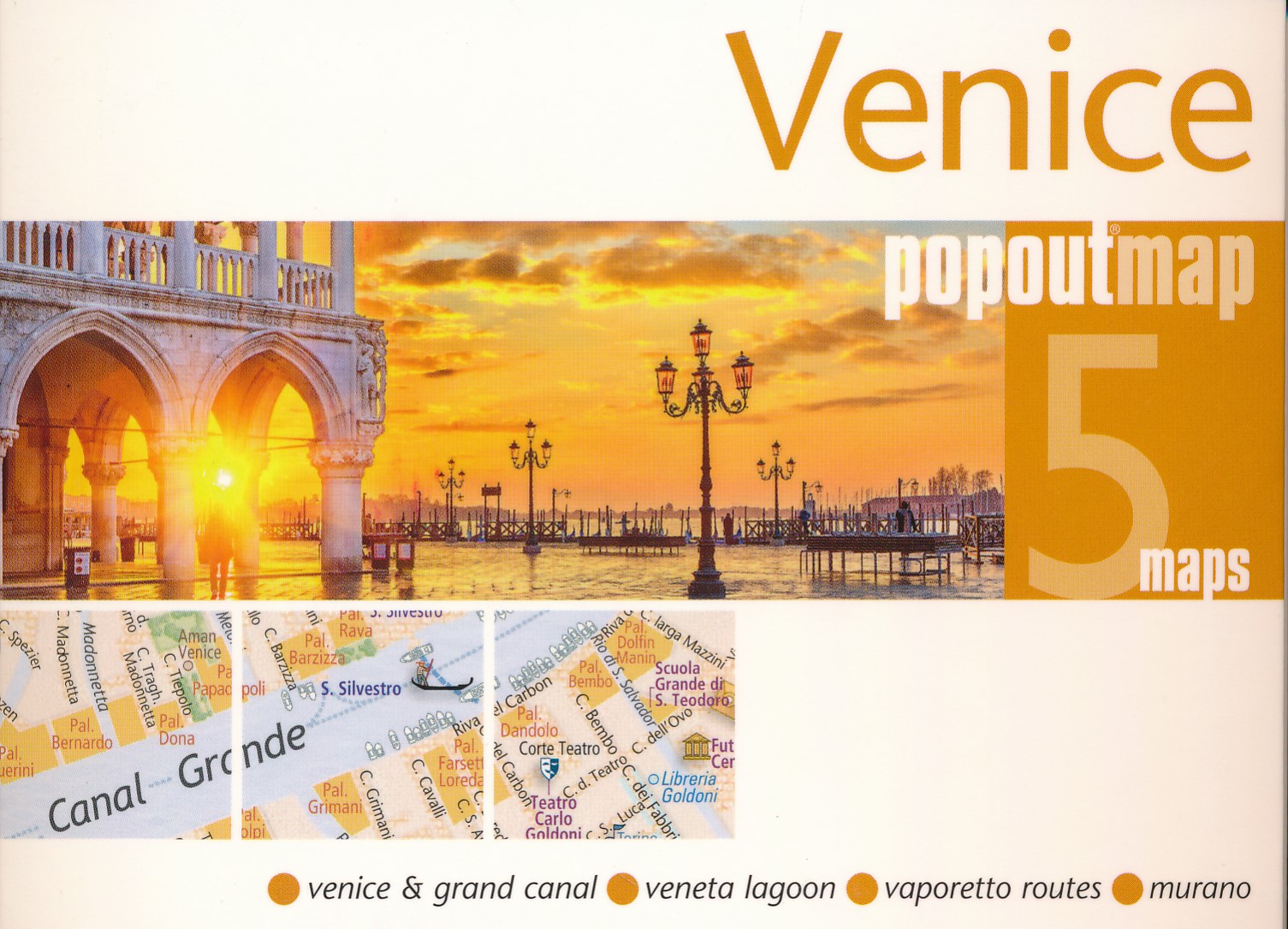 Online bestellen: Stadsplattegrond Popout Map Venetië Venice | Compass Maps