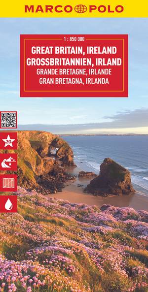Wegenkaart - landkaart Great Britain & Ireland - Groot Brittannië & Ie