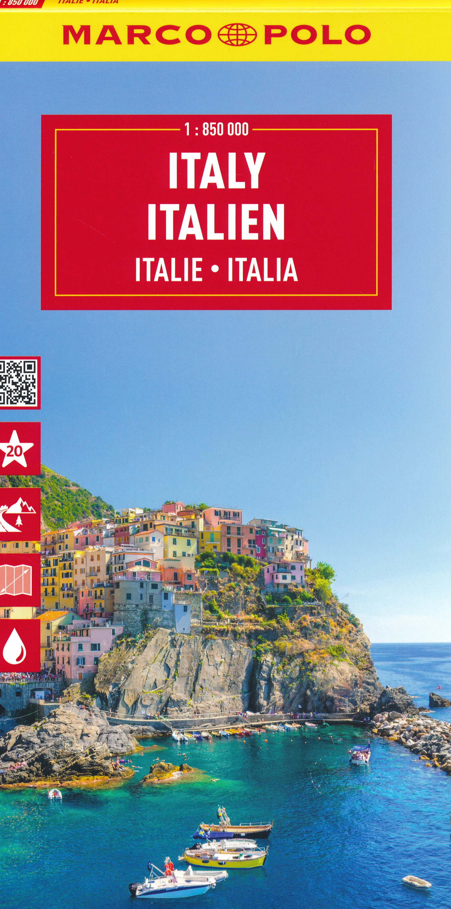 Online bestellen: Wegenkaart - landkaart Italy - Italië | Marco Polo