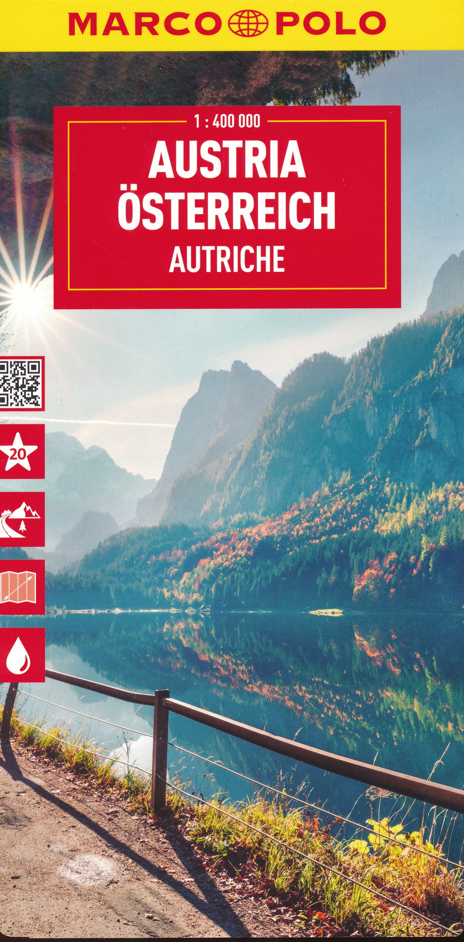 Online bestellen: Wegenkaart - landkaart Austria - Oostenrijk | Marco Polo