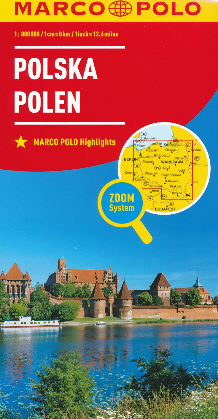 Online bestellen: Wegenkaart - landkaart Poland - Polen | Marco Polo