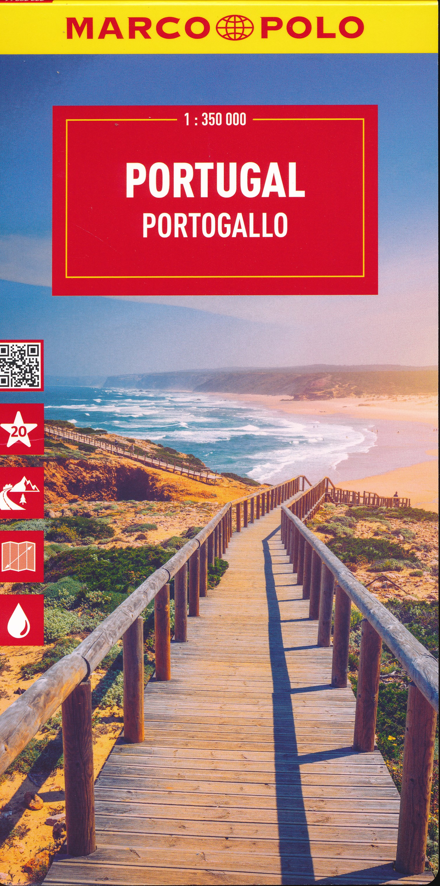 Online bestellen: Wegenkaart - landkaart Portugal | Marco Polo