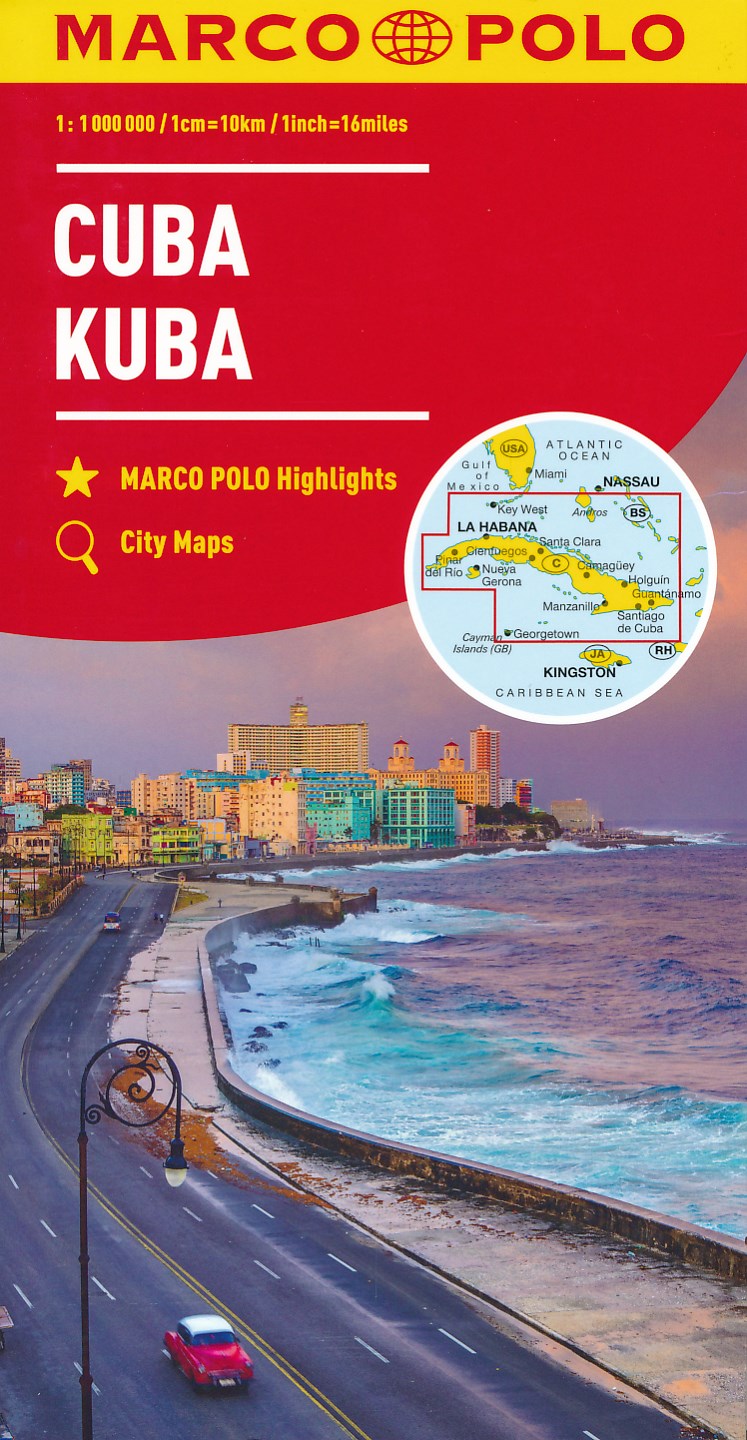 Online bestellen: Wegenkaart - landkaart Cuba | Marco Polo