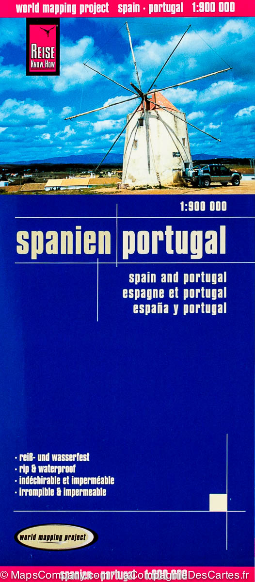 Online bestellen: Wegenkaart - landkaart Spanien - Portugal | Reise Know-How Verlag