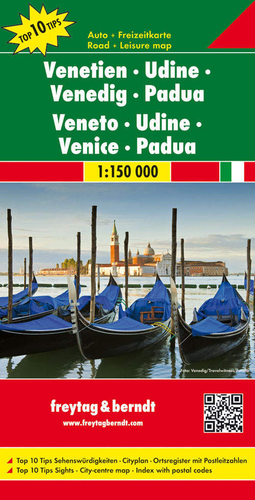 Wegenkaart - landkaart 621 Veneto - Udine - Padova - Venetië | Freytag