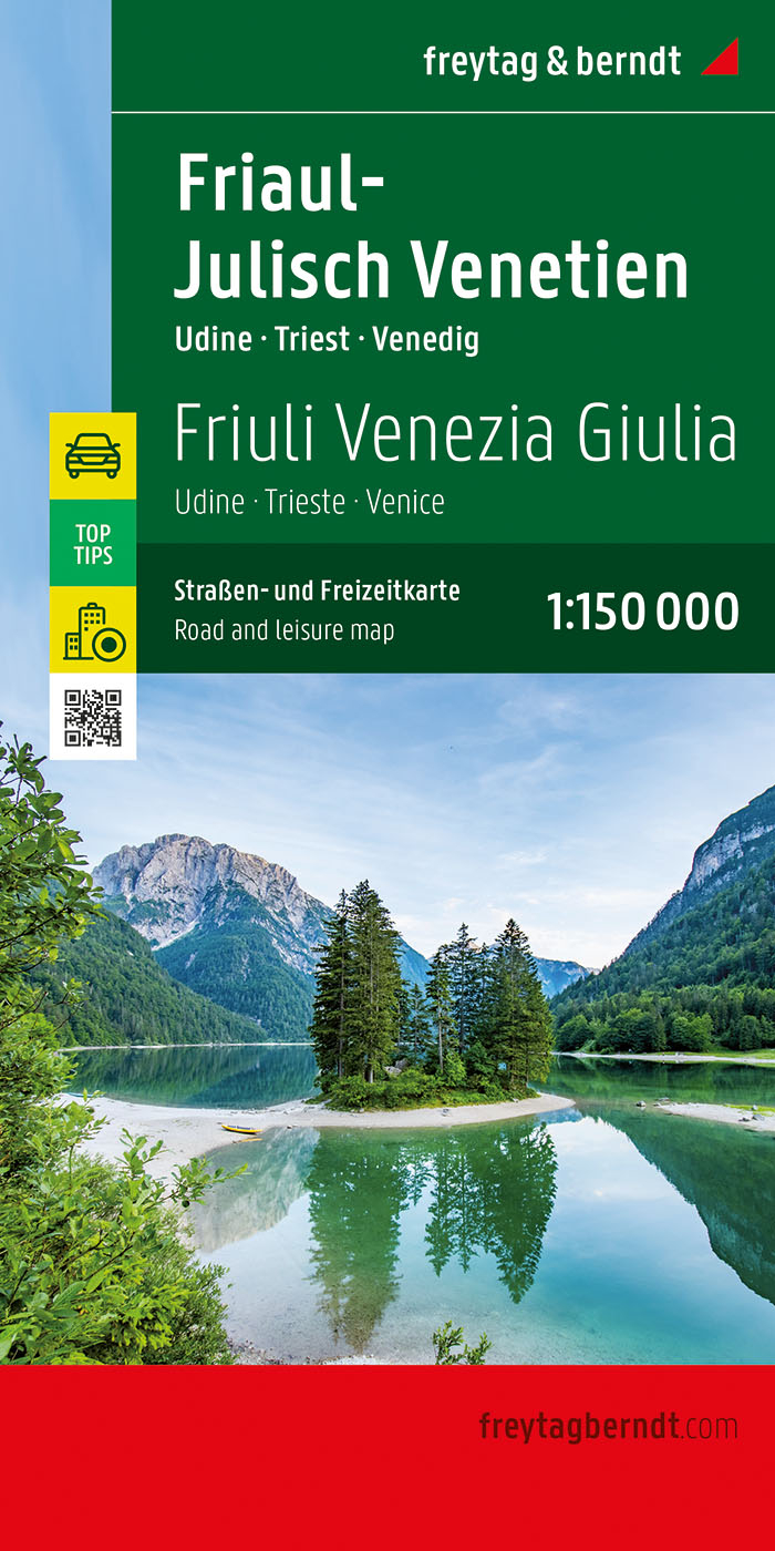 Wegenkaart - landkaart 630 Friaul - Udine - Venetië - Triëst | Freytag & Berndt de zwerver