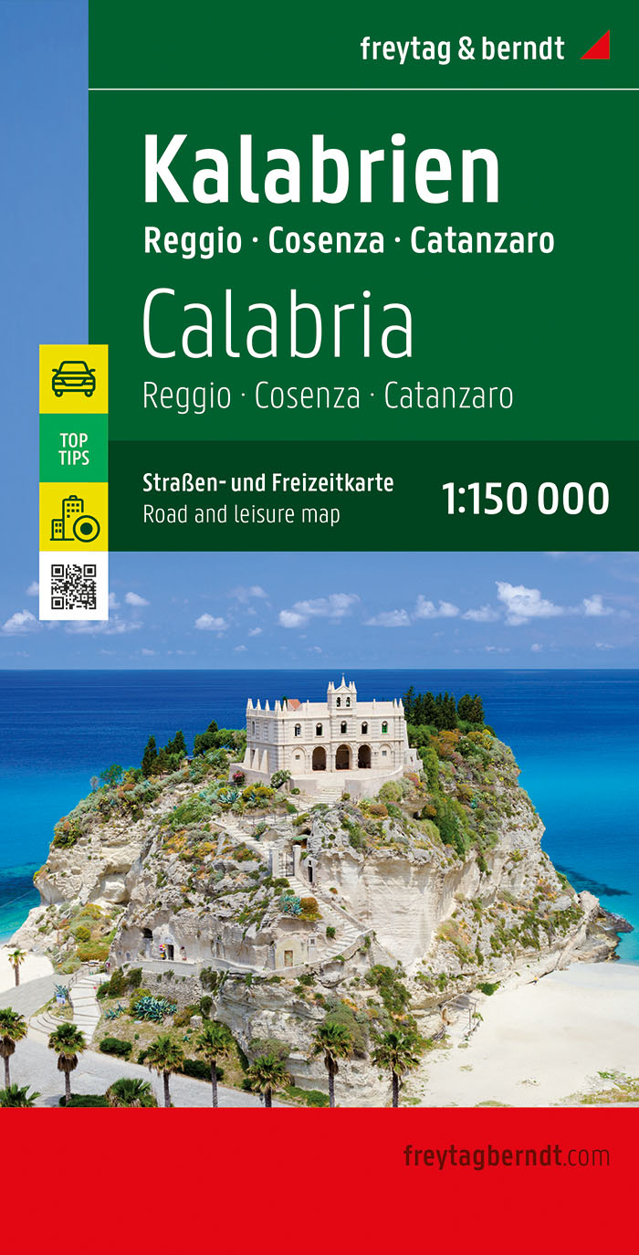 Online bestellen: Wegenkaart - landkaart Calabria - Calabrië | Freytag & Berndt