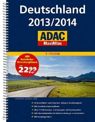 Wegenatlas Duitsland Deutschland Maxi-atlas 2013-2014 | ADAC | 