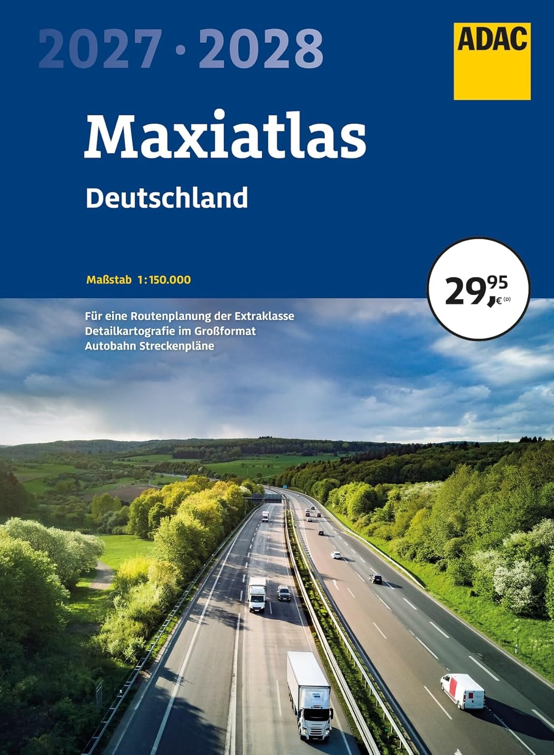 Wegenatlas Deutschland • Duitsland Maxiatlas 2027-2028 | A3-Formaat |