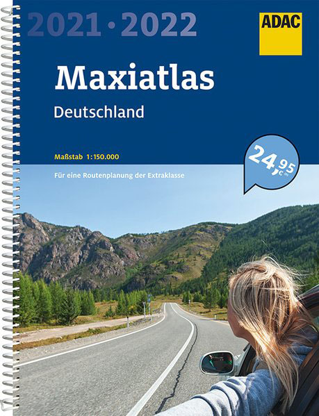 Wegenatlas Deutschland Maxi-atlas 2021-2022 | ADAC de zwerver