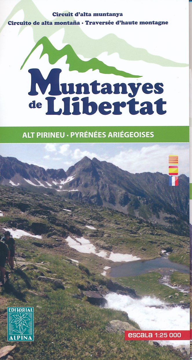 Online bestellen: Wandelkaart Muntanyes de Llibertat - Alt Pirineu | Editorial Alpina